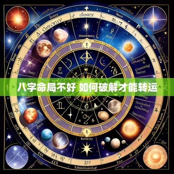 八字命局不好 如何破解才能转运