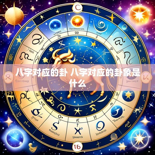 八字对应的卦 八字对应的卦象是什么
