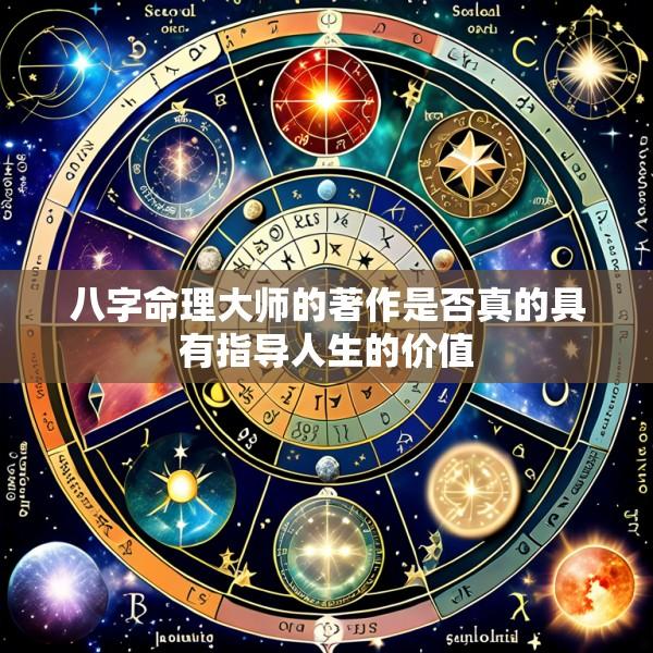 八字命理大师的著作是否真的具有指导人生的价值
