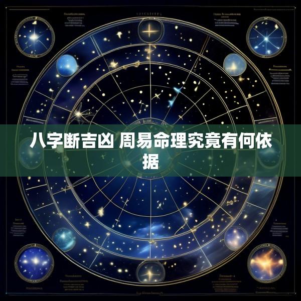 八字断吉凶 周易命理究竟有何依据