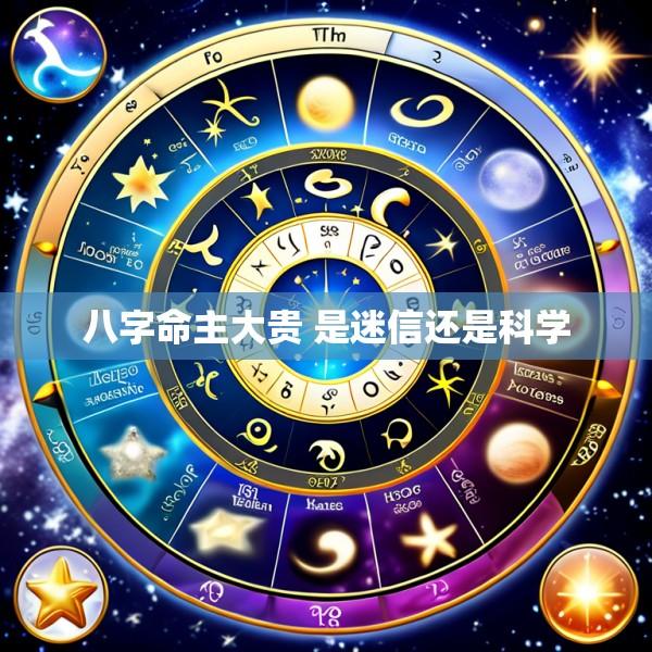 八字命主大贵 是迷信还是科学