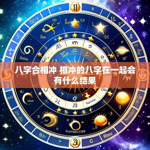 八字合相冲 相冲的八字在一起会有什么结果