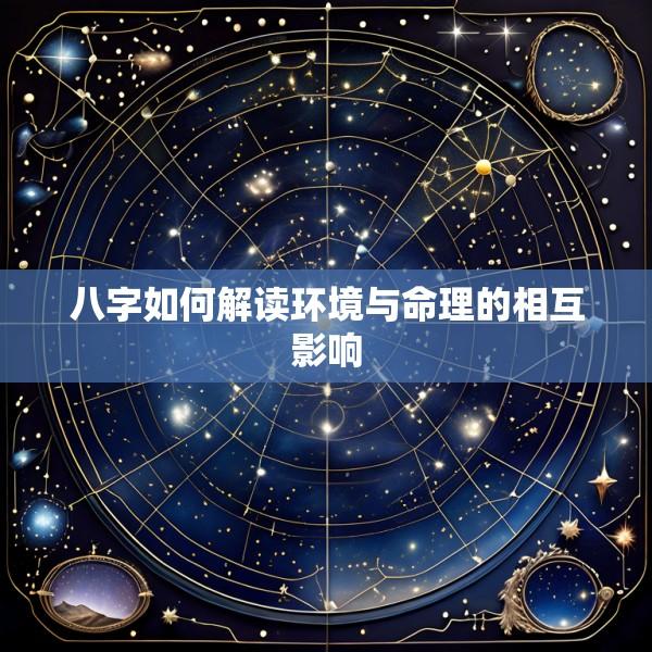 八字如何解读环境与命理的相互影响