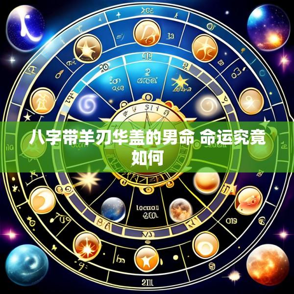 八字带羊刃华盖的男命 命运究竟如何