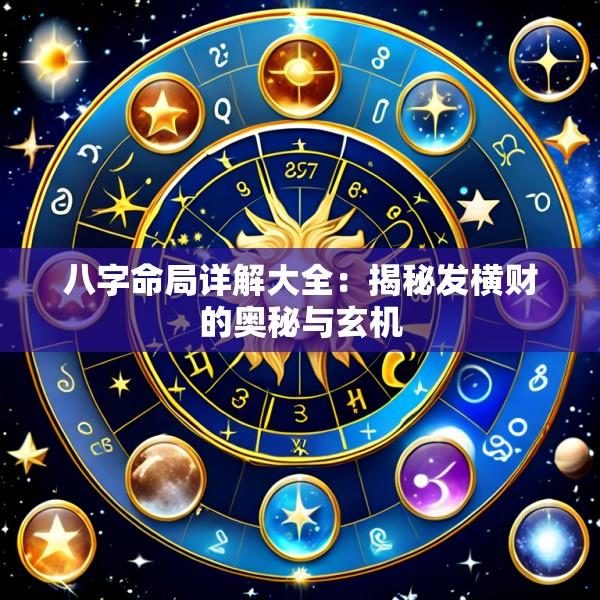 八字命局详解大全：揭秘发横财的奥秘与玄机