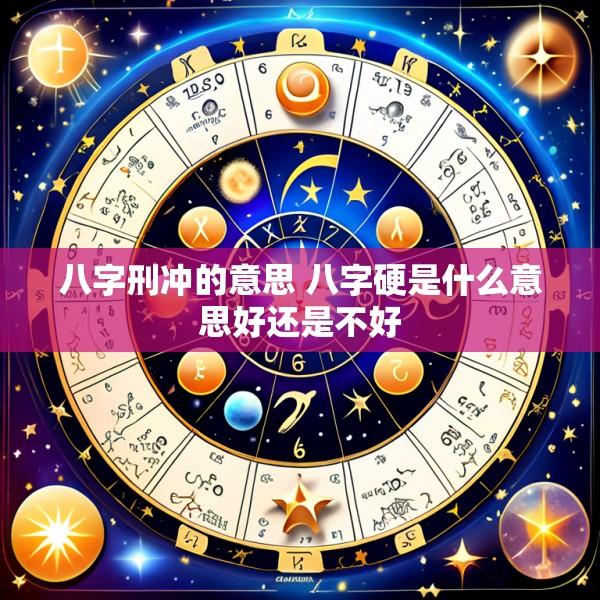 八字刑冲的意思 八字硬是什么意思好还是不好