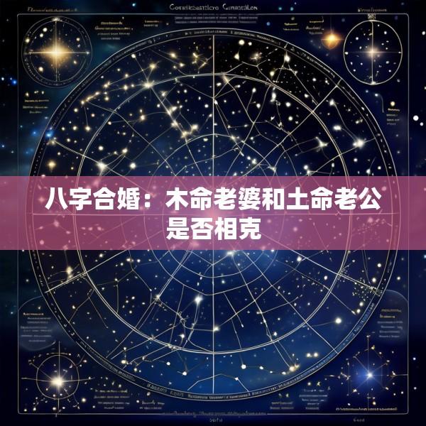 八字合婚：木命老婆和土命老公是否相克