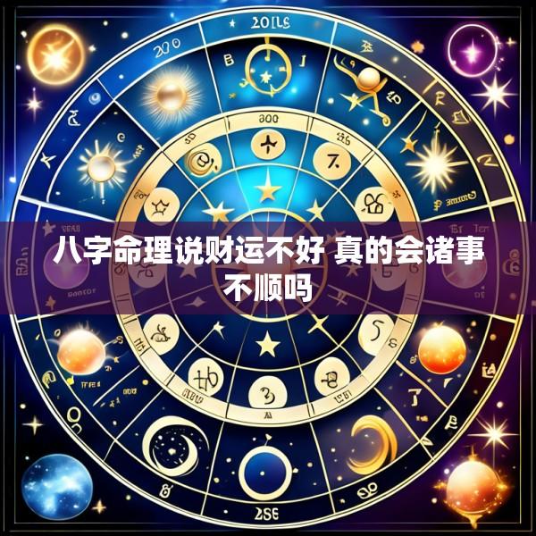 八字命理说财运不好 真的会诸事不顺吗