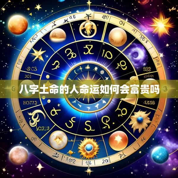 八字土命的人命运如何会富贵吗