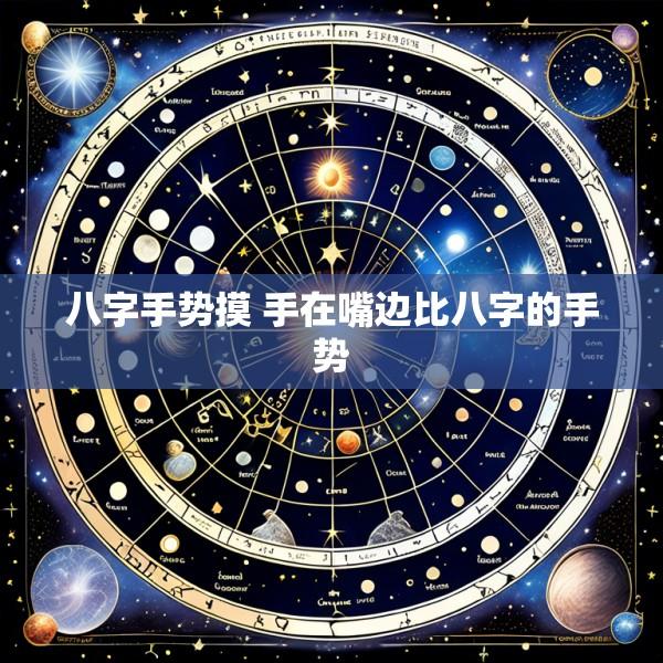 八字手势摸 手在嘴边比八字的手势