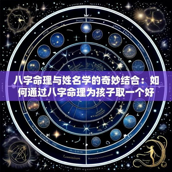 八字命理与姓名学的奇妙结合：如何通过八字命理为孩子取一个好名字