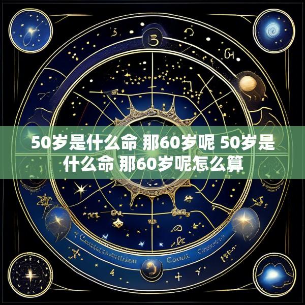 50岁是什么命 那60岁呢 50岁是什么命 那60岁呢怎么算