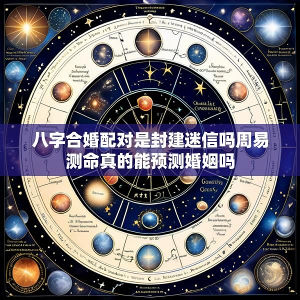 八字合婚配对是封建迷信吗周易测命真的能预测婚姻吗