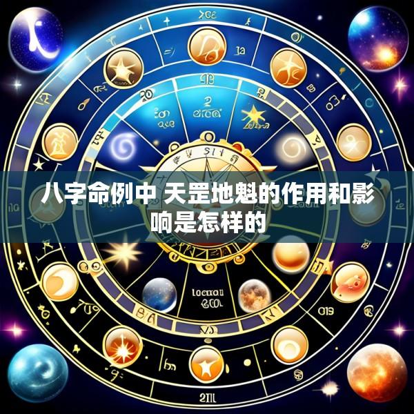 八字命例中 天罡地魁的作用和影响是怎样的