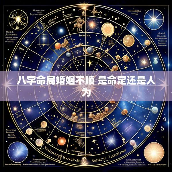 八字命局婚姻不顺 是命定还是人为