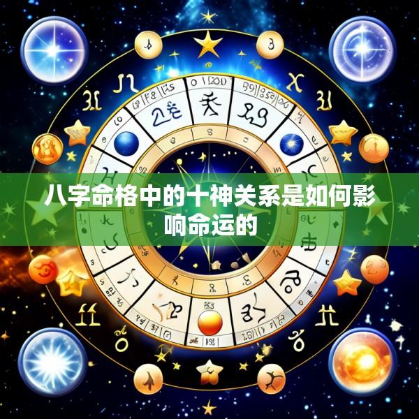 八字命格中的十神关系是如何影响命运的