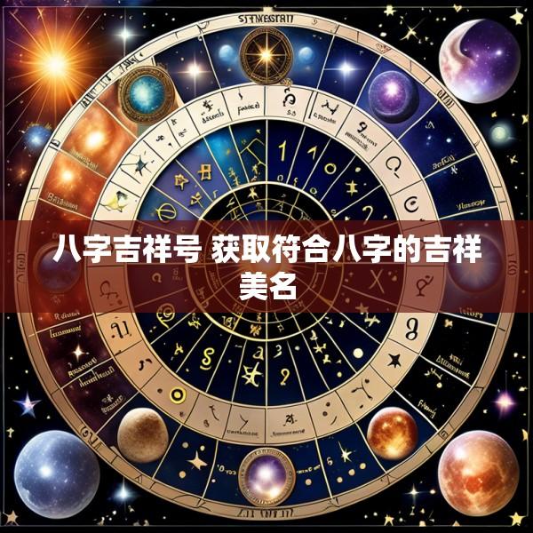 八字吉祥号 获取符合八字的吉祥美名