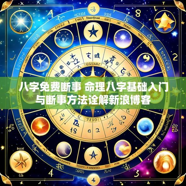 八字免费断事 命理八字基础入门与断事方法诠解新浪博客