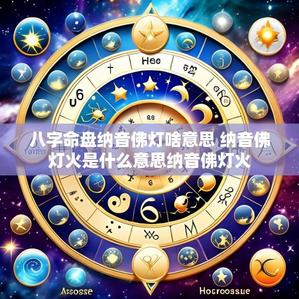 八字命盘纳音佛灯啥意思 纳音佛灯火是什么意思纳音佛灯火