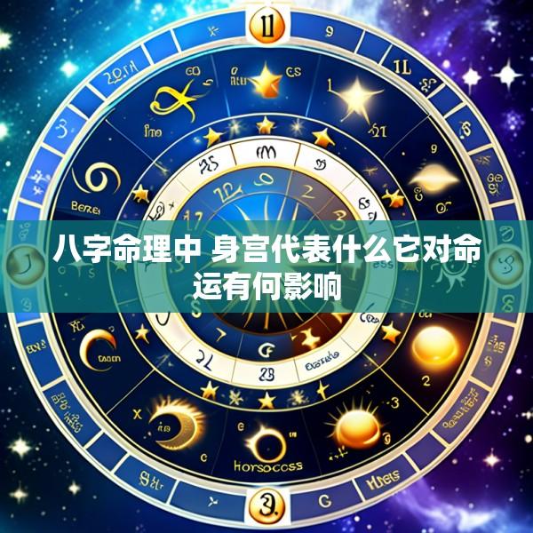 八字命理中 身宫代表什么它对命运有何影响