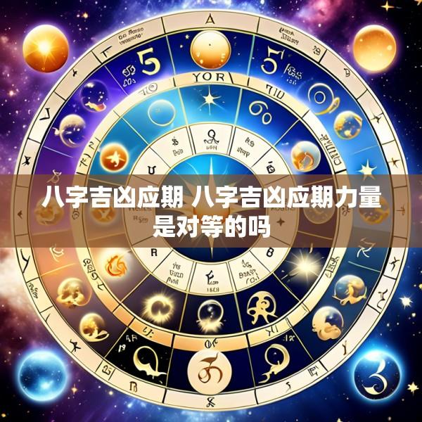 八字吉凶应期 八字吉凶应期力量是对等的吗