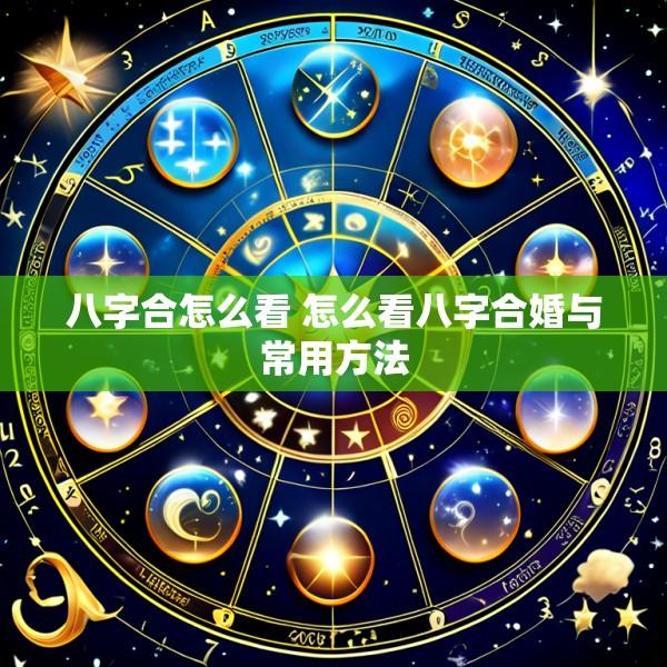 八字合怎么看 怎么看八字合婚与常用方法