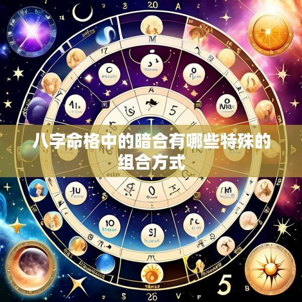 八字命格中的暗合有哪些特殊的组合方式