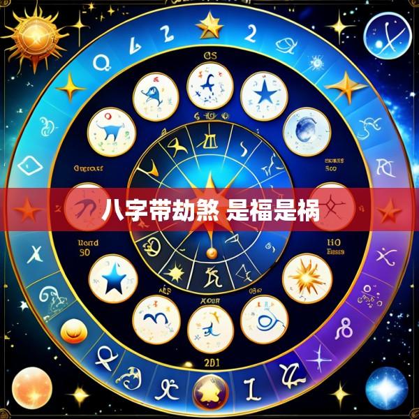 八字带劫煞 是福是祸