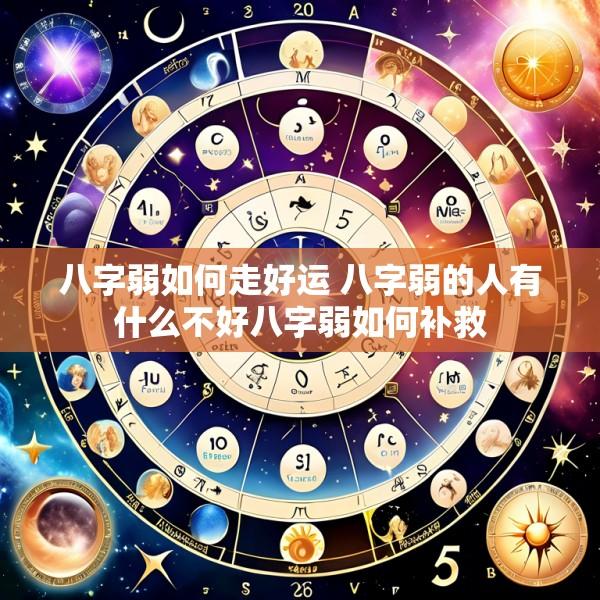 八字弱如何走好运 八字弱的人有什么不好八字弱如何补救