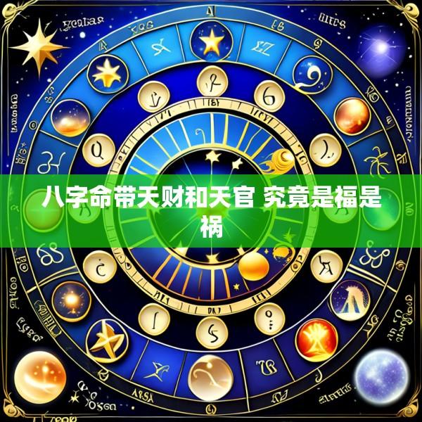 八字命带天财和天官 究竟是福是祸