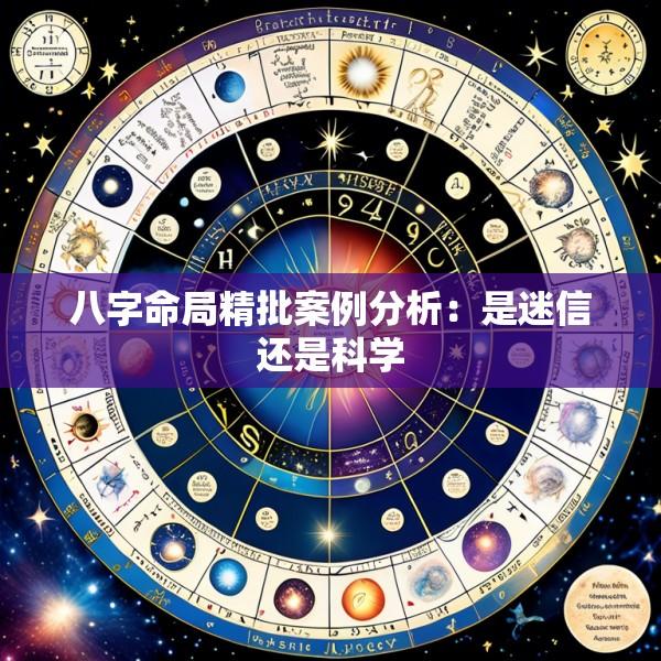 八字命局精批案例分析：是迷信还是科学
