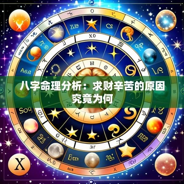 八字命理分析：求财辛苦的原因究竟为何