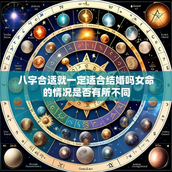 八字合适就一定适合结婚吗女命的情况是否有所不同