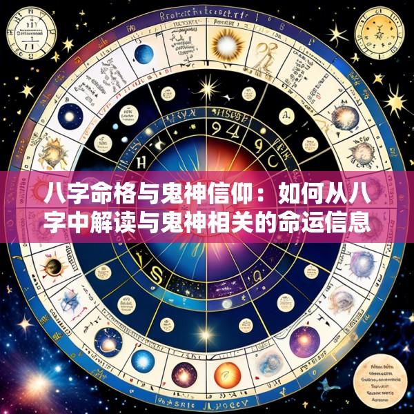 八字命格与鬼神信仰：如何从八字中解读与鬼神相关的命运信息