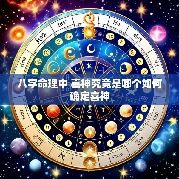 八字命理中 喜神究竟是哪个如何确定喜神