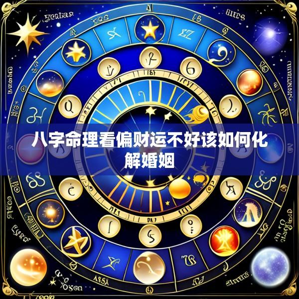 八字命理看偏财运不好该如何化解婚姻