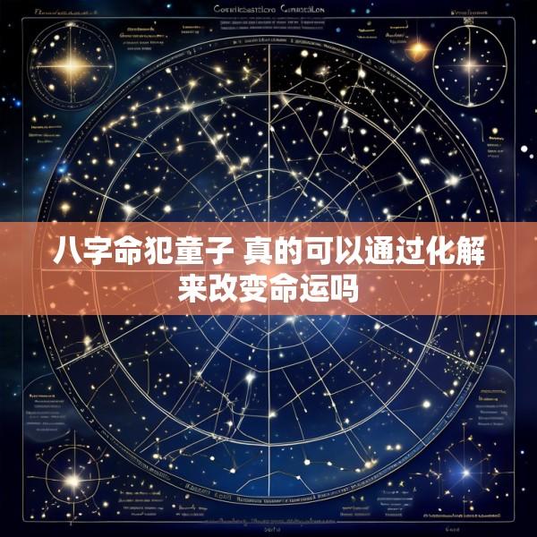 八字命犯童子 真的可以通过化解来改变命运吗