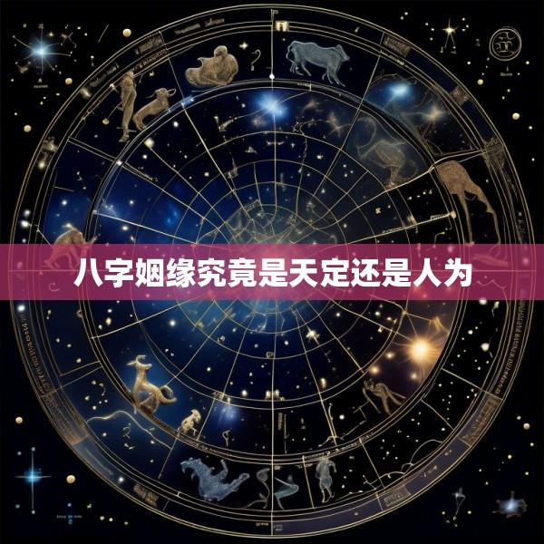 八字姻缘究竟是天定还是人为