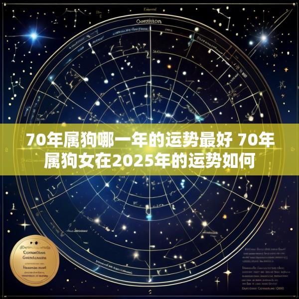 70年属狗哪一年的运势最好 70年属狗女在2025年的运势如何