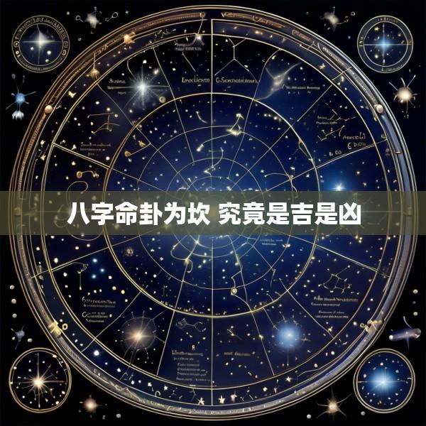 八字命卦为坎 究竟是吉是凶