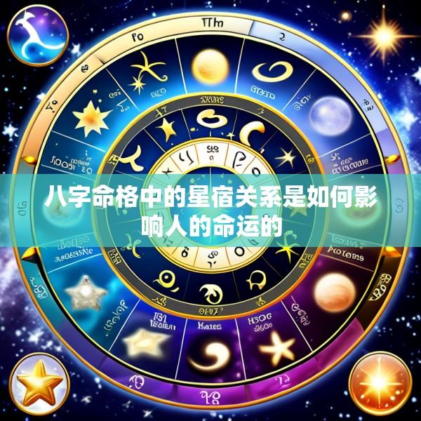 八字命格中的星宿关系是如何影响人的命运的