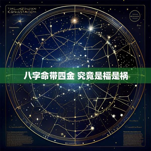 八字命带四金 究竟是福是祸