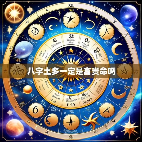 八字土多一定是富贵命吗