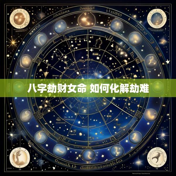 八字劫财女命 如何化解劫难