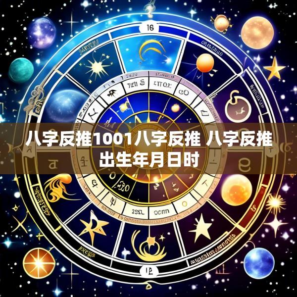 八字反推1001八字反推 八字反推出生年月日时