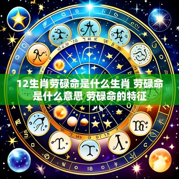 12生肖劳碌命是什么生肖 劳碌命是什么意思 劳碌命的特征