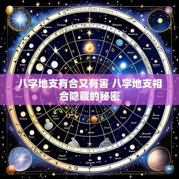 八字地支有合又有害 八字地支相合隐藏的秘密