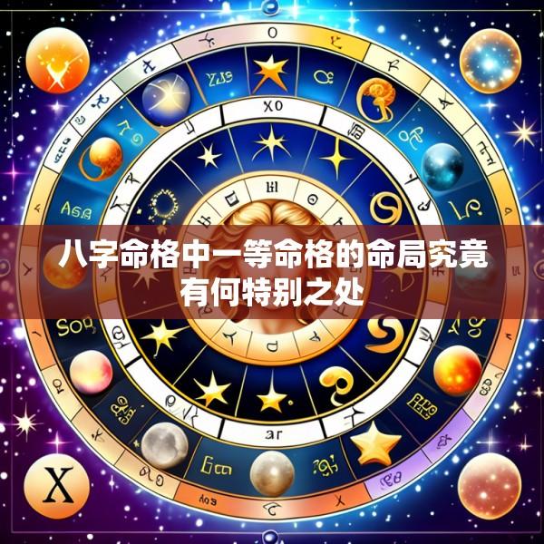 八字命格中一等命格的命局究竟有何特别之处