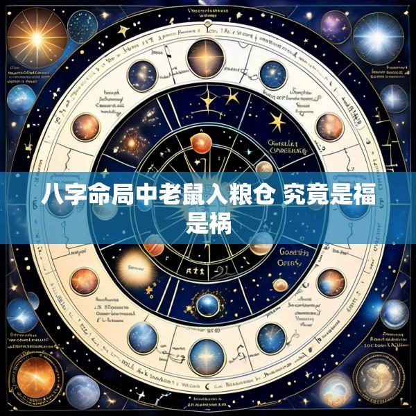 八字命局中老鼠入粮仓 究竟是福是祸