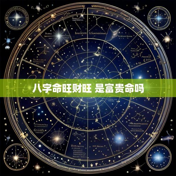 八字命旺财旺 是富贵命吗